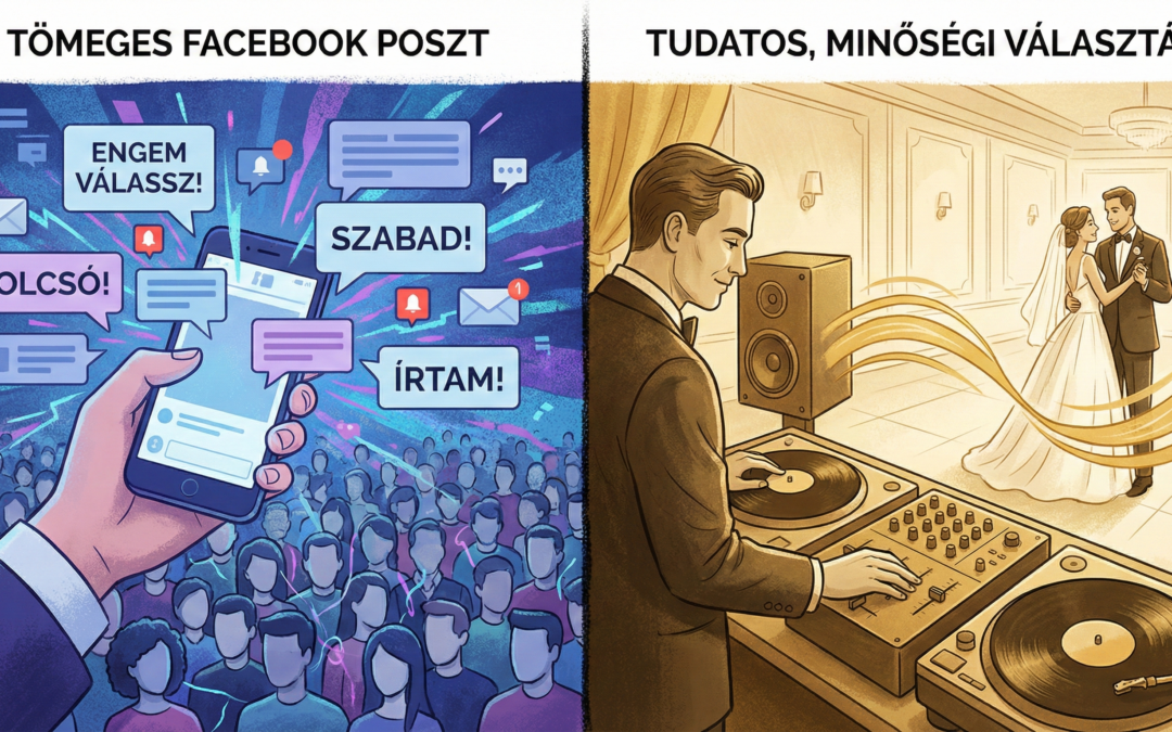 „Keresem a tökéletes esküvői DJ-t!” – Miért rejt kockázatokat a Facebook csoportos ajánlatkérés?